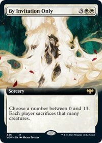 By Invitation Only (Extended Art) (346) [Innistrad: Crimson Vow]