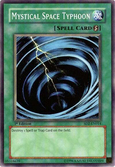 Mystical Space Typhoon (SD2-EN014) [Structure Deck: Zombie Madness]