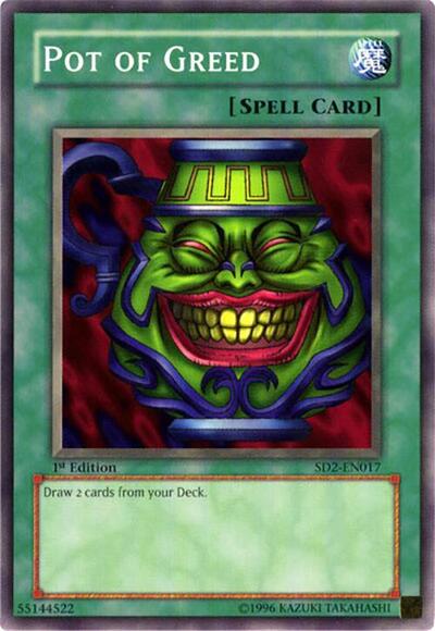Pot of Greed (SD2-EN017) [Structure Deck: Zombie Madness]