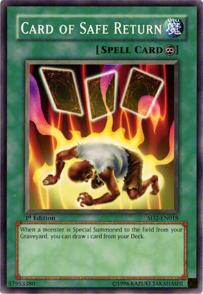 Card of Safe Return (SD2-EN018) [Structure Deck: Zombie Madness]