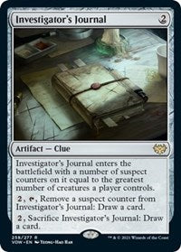 Investigator's Journal (258) [Innistrad: Crimson Vow]