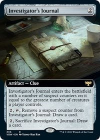 Investigator's Journal (Extended Art) (396) [Innistrad: Crimson Vow]