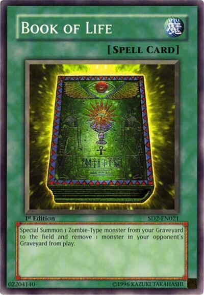 Book of Life (SD2-EN021) [Structure Deck: Zombie Madness]