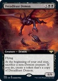 Dreadfeast Demon (Extended Art) (369) [Innistrad: Crimson Vow]
