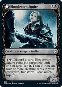 Bloodsworn Squire (Showcase) (289) [Innistrad: Crimson Vow]