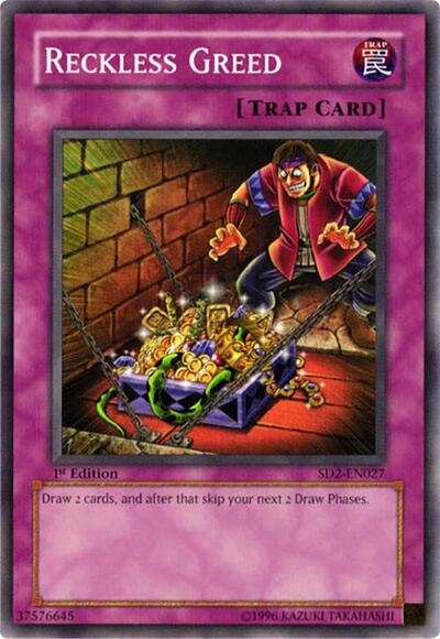 Reckless Greed (SD2-EN027) [Structure Deck: Zombie Madness]