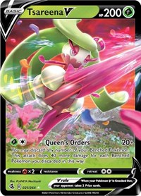 Tsareena V (021/264) [SWSH08: Fusion Strike]