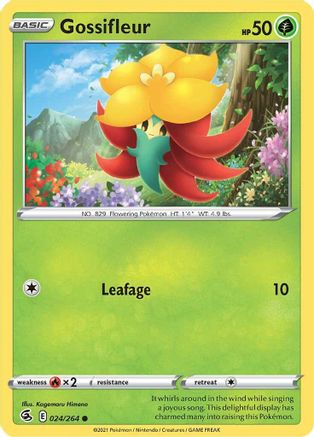 Gossifleur 024/264  - Reverse Holofoil SWSH08 Fusion Strike - Common