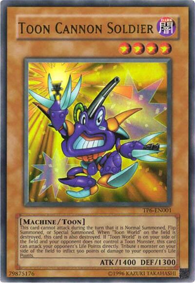 Toon Cannon Soldier (TP6-EN001) [Tournament Pack 6]