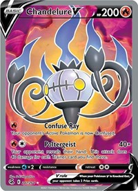 Chandelure V (Full Art) (247/264) [SWSH08: Fusion Strike]