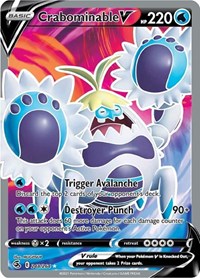 Crabominable V (Full Art) (248/264) [SWSH08: Fusion Strike]