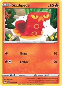 Sizzlipede (46) (046/264) [SWSH08: Fusion Strike]
