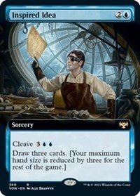 Inspired Idea (Extended Art) (360) [Innistrad: Crimson Vow]