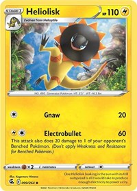 Heliolisk (099/264) [SWSH08: Fusion Strike]