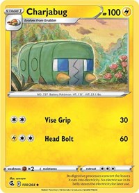 Charjabug (100/264) [SWSH08: Fusion Strike]