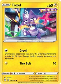 Toxel (106) (106/264) [SWSH08: Fusion Strike]