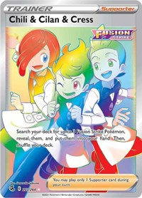 Chili & Cilan & Cress (Secret) (273/264) [SWSH08: Fusion Strike]