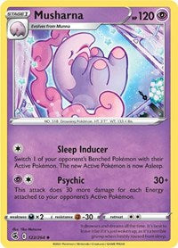 Musharna (122/264) [SWSH08: Fusion Strike]