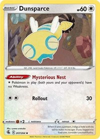Dunsparce (207/264) [SWSH08: Fusion Strike]