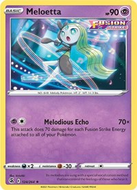Meloetta (124/264) [SWSH08: Fusion Strike]