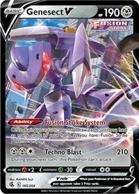 Genesect V (185/264) [SWSH08: Fusion Strike]