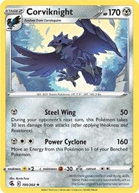 Corviknight (190/264) [SWSH08: Fusion Strike]