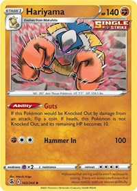 Hariyama (143/264) [SWSH08: Fusion Strike]
