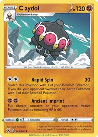 Claydol (145/264) [SWSH08: Fusion Strike]