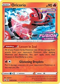 Oricorio - SWSH168 (Prerelease) (SWSH168) [SWSH: Sword & Shield Promo Cards]