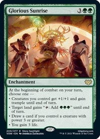 Glorious Sunrise (200) [Innistrad: Crimson Vow]