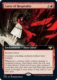 Curse of Hospitality (Extended Art) (377) [Innistrad: Crimson Vow]