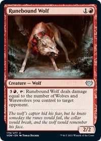 Runebound Wolf (176) [Innistrad: Crimson Vow]