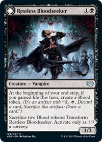 Restless Bloodseeker (128) [Innistrad: Crimson Vow]