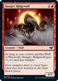 Hungry Ridgewolf (161) [Innistrad: Crimson Vow]
