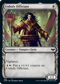 Unholy Officiant (Showcase) (286) [Innistrad: Crimson Vow]
