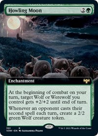 Howling Moon (Extended Art) (391) [Innistrad: Crimson Vow]