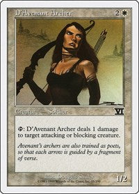 D'Avenant Archer (15) [Classic Sixth Edition]