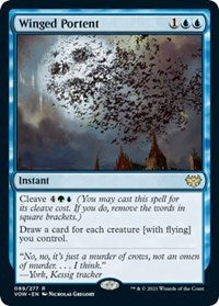 Winged Portent (89) [Innistrad: Crimson Vow]