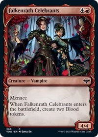 Falkenrath Celebrants (Showcase) (306) [Innistrad: Crimson Vow]