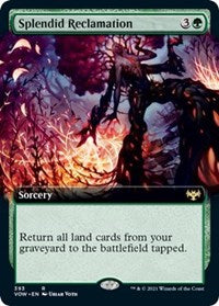 Splendid Reclamation (Extended Art) (393) [Innistrad: Crimson Vow]