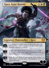Kaya, Geist Hunter (Borderless) (280) [Innistrad: Crimson Vow]