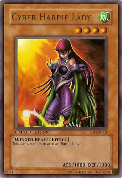 Cyber Harpie Lady (SP1-EN001) [Sneak Preview Series 1]