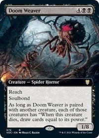 Doom Weaver (Extended Art) (72) [Commander: Innistrad: Crimson Vow]