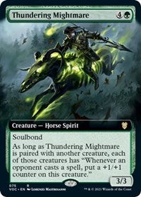 Thundering Mightmare (Extended Art) (75) [Commander: Innistrad: Crimson Vow]
