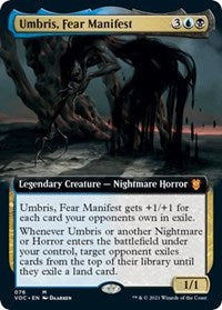 Umbris, Fear Manifest (Extended Art) (76) [Commander: Innistrad: Crimson Vow]
