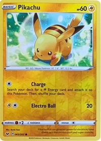 Pikachu - 065/202 (Reverse Cosmos Holo) (065/202) [Miscellaneous Cards & Products]