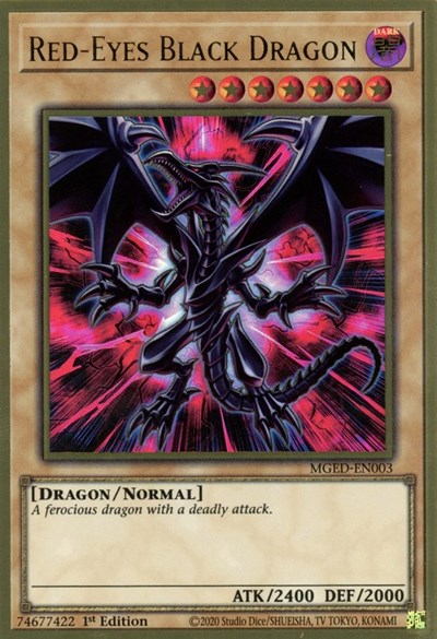 Red-Eyes Black Dragon (MGED-EN003) [Maximum Gold: El Dorado]