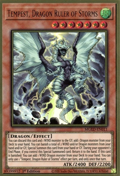 Tempest, Dragon Ruler of Storms (MGED-EN011) [Maximum Gold: El Dorado]