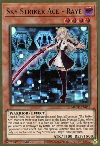 Sky Striker Ace - Raye (MGED-EN017) [Maximum Gold: El Dorado]
