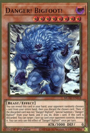 Danger! Bigfoot! (Alternate Art) (MGED-EN018) [Maximum Gold: El Dorado]